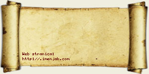 Jakov Brošković vizit kartica